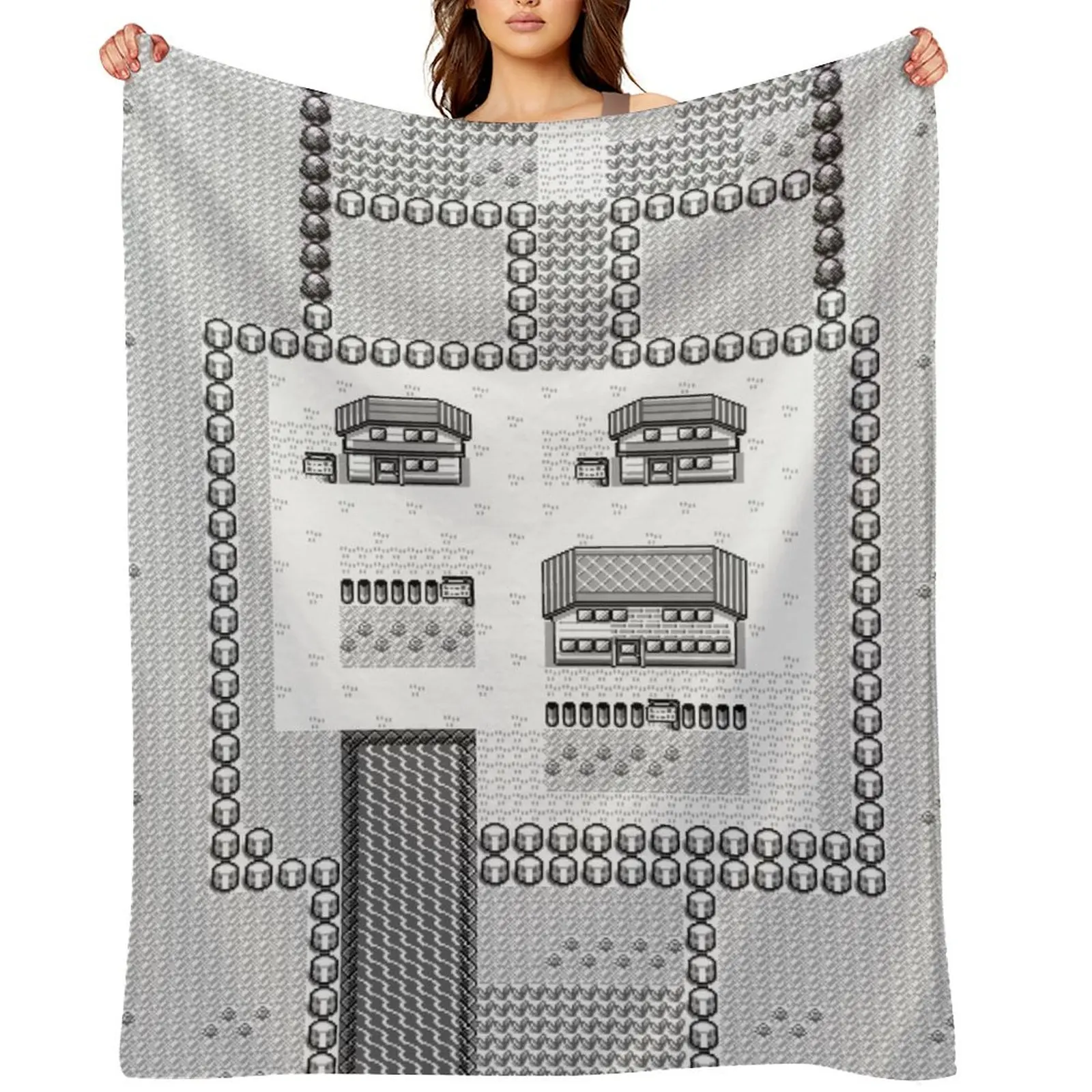 Dreams of Pallet Town (Nostalgia) Throw Blanket Softest Fashion Sofas Plaid on the sofa Giant Sofa anime Blankets