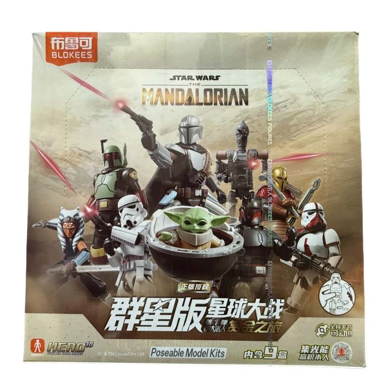 

Blokees Star Wars, оригинальная глухая коробка, экшн-фигурка, сборная модель, игрушка, усиление мозга, сделай сам, детский подарок на Хэллоуин