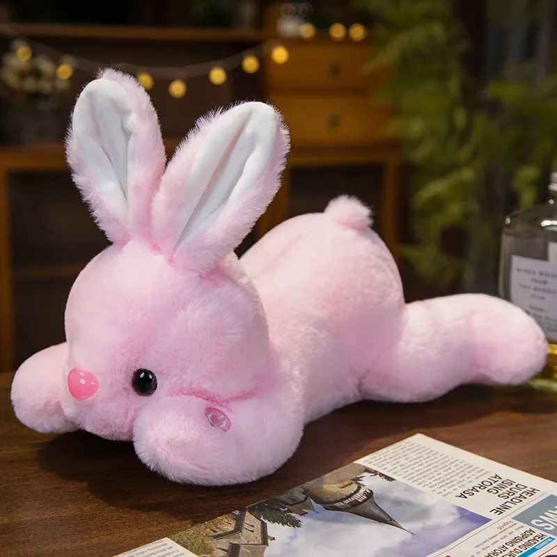 Kawaii Light Up Rabbit Plush Toy Colorful Light Up Plush Stuffed Animal Rabbit Doll Christmas Gift for Kids