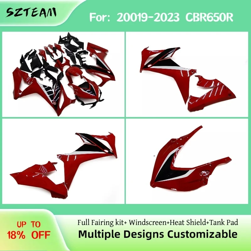 

Высококачественный комплект обтекателей для Honda CBR650R 2019-2023, кастомные обтекатели для спортивного мотоцикла CBR 650R 19-23