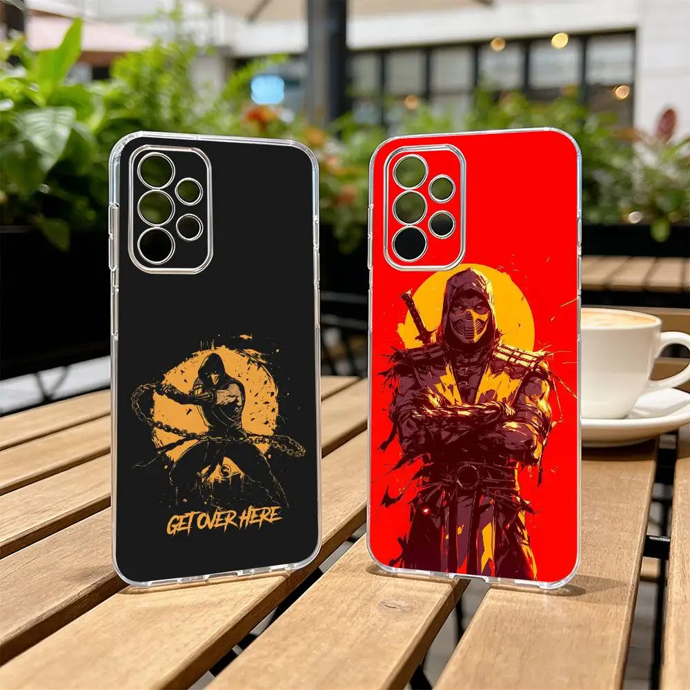 MortalS K-Kombat Game Phone Case For Samsung S25,S24,S21,S22,S23,S30,Ultra,S20,Plus,Fe Transparent Cover