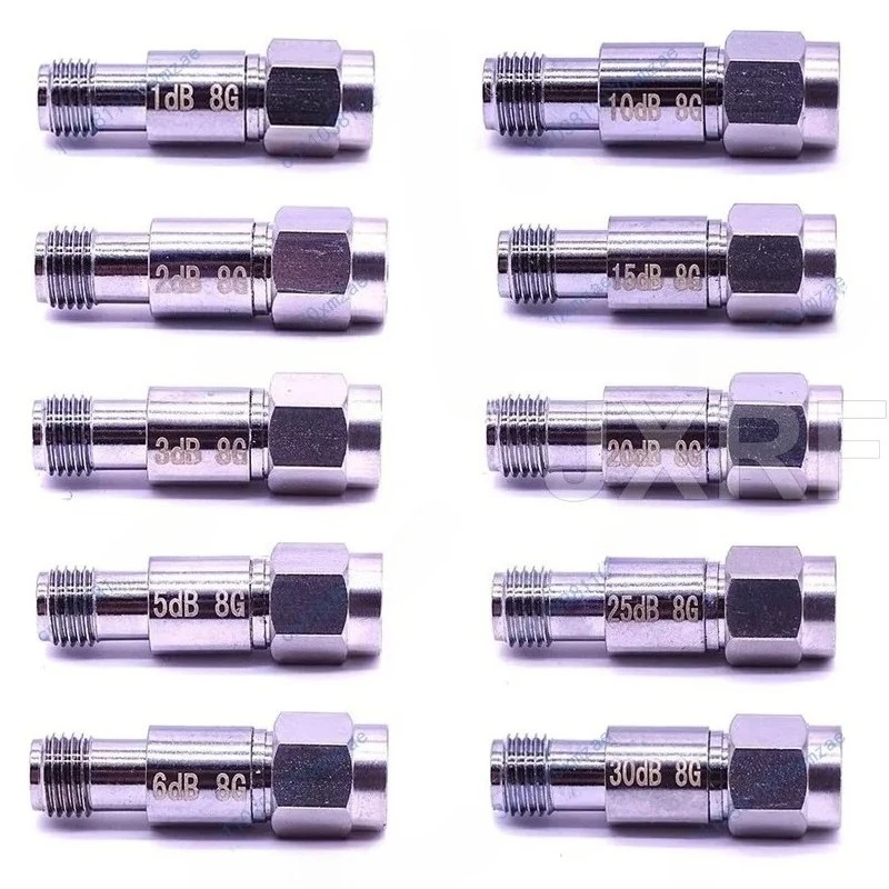 Tuya-5Pcs DC-8G SMA مخفف ثابت محوري 2 واط 1dB 2dB 3dB 5dB 6dB 10dB 20dB 30dB-Alexa Google Assistant #1