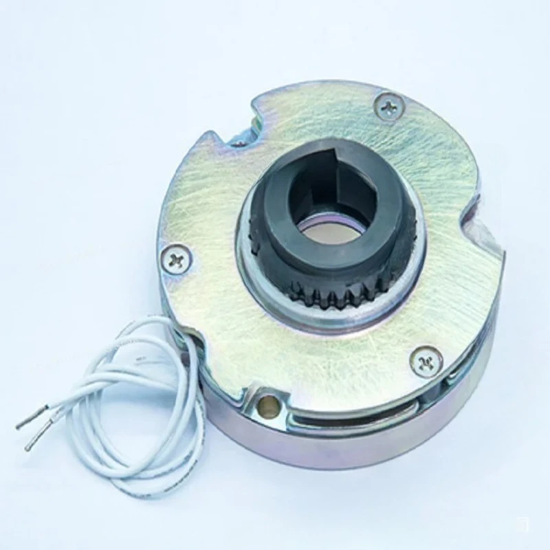 Compact 12V/24V Industrial Electromagnetic Brake/Clutch - Fail-Safe Power-Off Activation