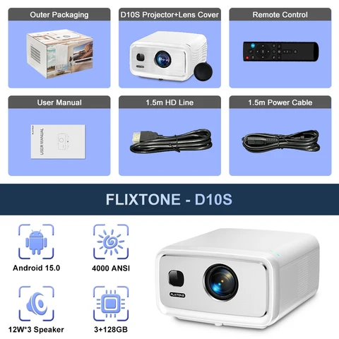 Flixtone D10S Beam 4K Проектор
