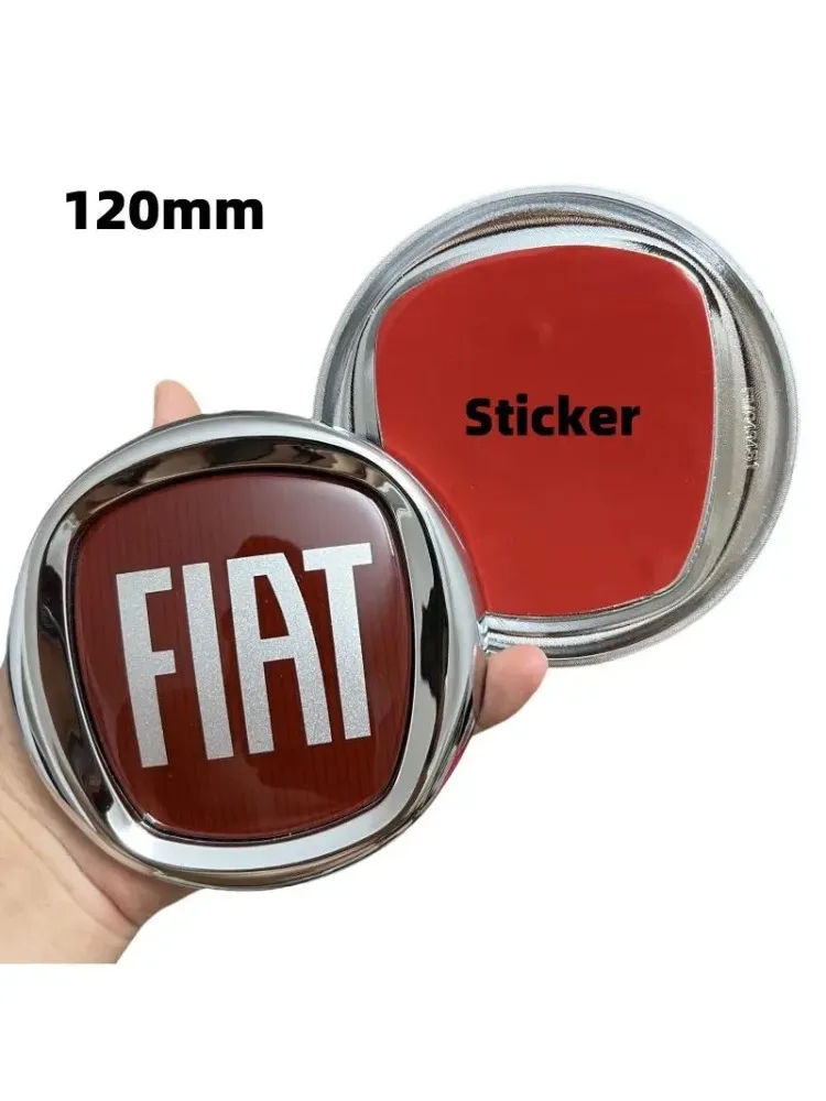 1 pièces 95mm/120mm Fiat Badges avant et arrière-emblèmes 2/3 broches pour Fiat 500, Panda, Punto, Grande Punto, Doblo, Ducato