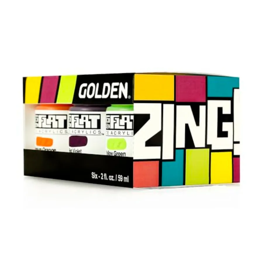

SoFlat Matte Acrylics, Zing 6 Color Set, Professional Acrylic Paint