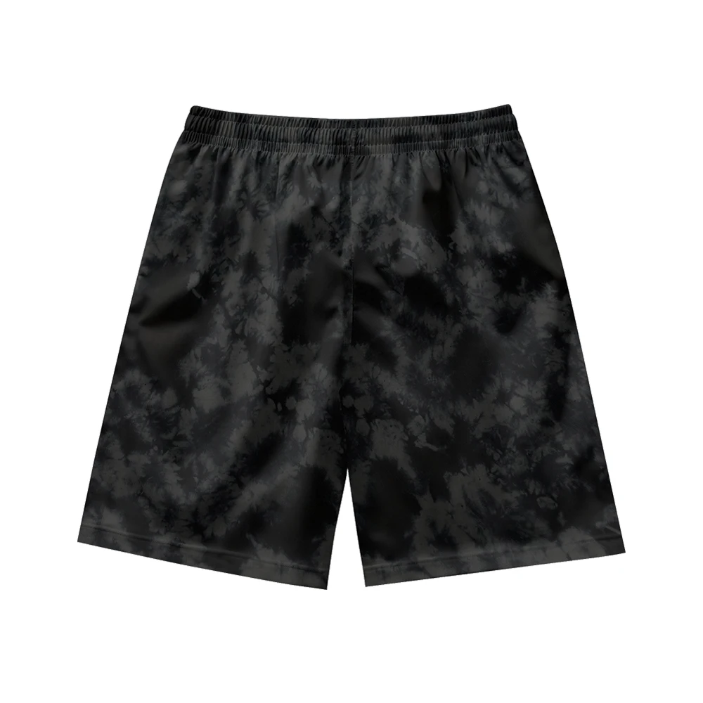 Dark camouflage pattern suitable for daily wear, simple temperament, casual trend, summer men's drawstring beach sports shorts