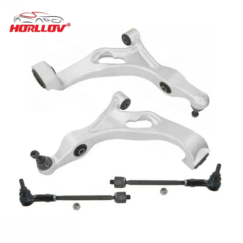 8 قطعة أجزاء تعليق السيارات الجبهة السفلى طقم أذرع التحكم لأودي Q7 كايين 92A 7L8407151F 7L0407021A