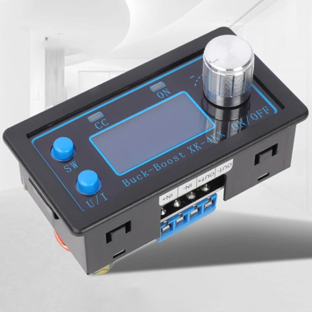 Verstelbare Spanningsregelaar Cc Cv 0.5-30V 35-50W 4a Step Up Transformator Lcd-Display Diy Solar Batterij Oplaadmodule