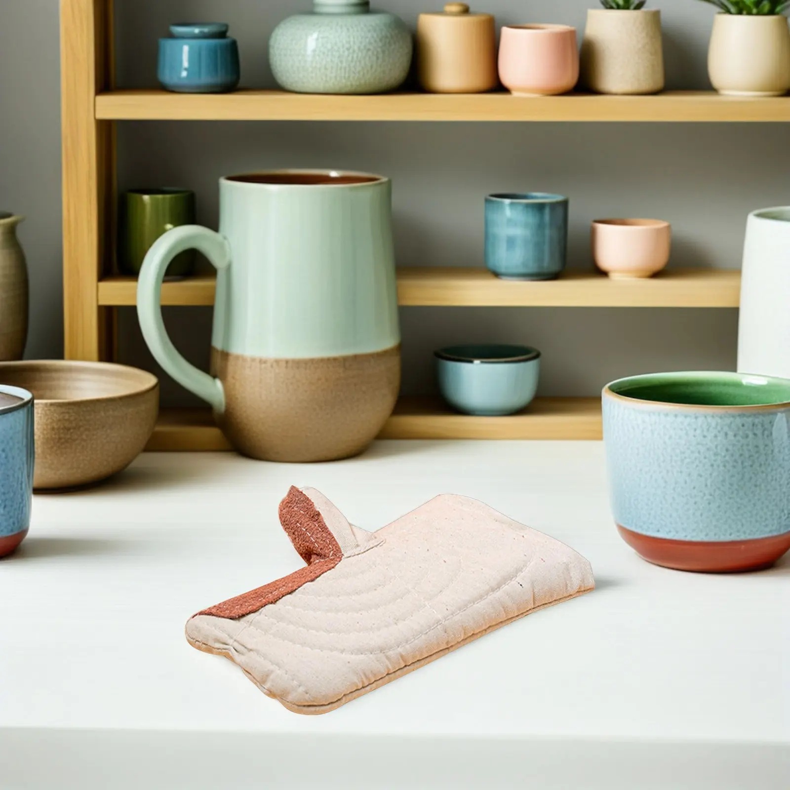 

1 Pair Thermal Heat Resistant Kiln Gloves Long Sleeve Anti-Scald Fireproof Mittens Oven Fireplace Wood Burner Work Gloves