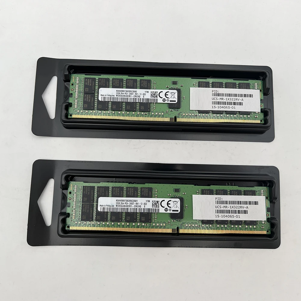 1PCS For Cisco UCS C200 C220 C240 M4 Memory 32G 32GB DDR4 2400MHz 2400T ECC RAM UCS-MR-1X322RV-A