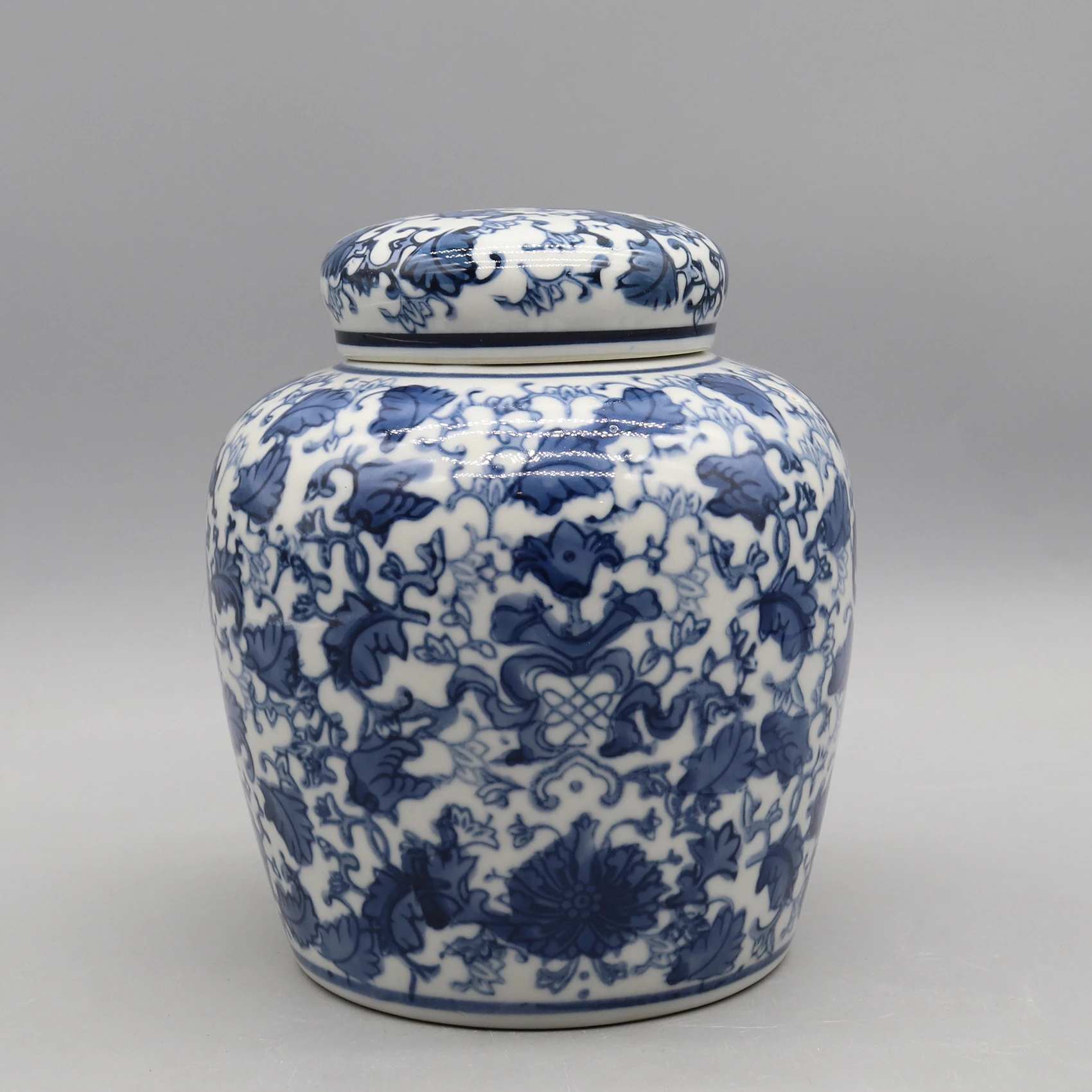 Ceramic Jar,  Pot, Home Decoration, Blue and White Ceramic