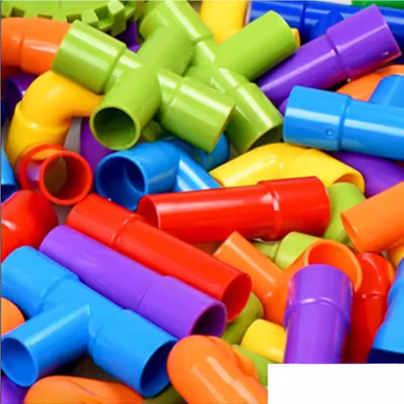 

Children's Water Pipe Building Blos Assembly Toys nce Enhancement Boys' Building Blos Girls' Puzzling Blos Mul...