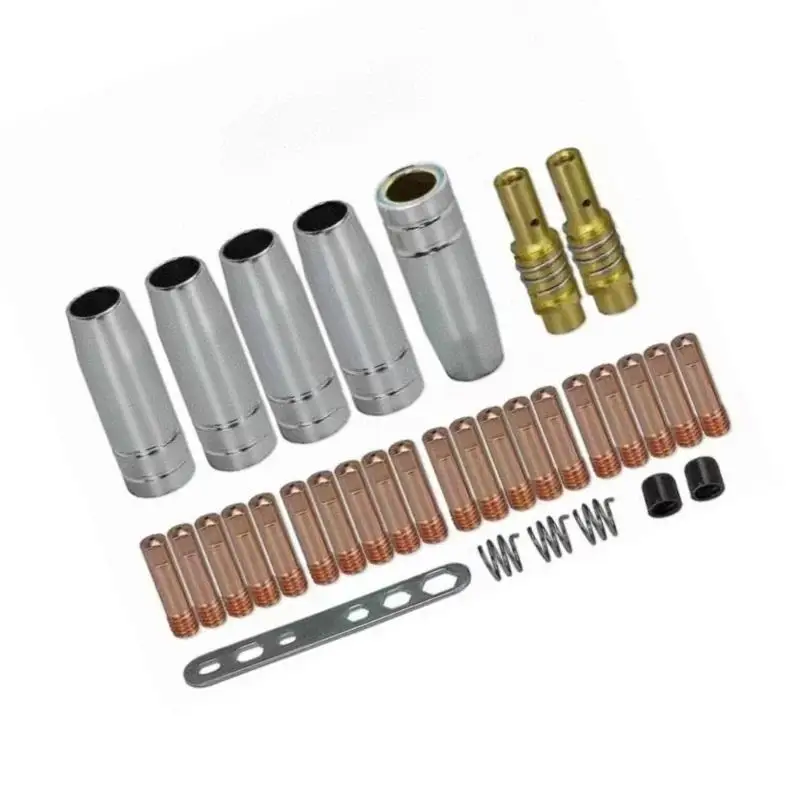 Mig Schweißpistolen Zubehör mit 0,8 mm 0,9 mm 1,0 mm Größe für MB15AK Kupfer Mig Schweißer Spitze Düsenhalter Ersatz D2RD – Detail 10
