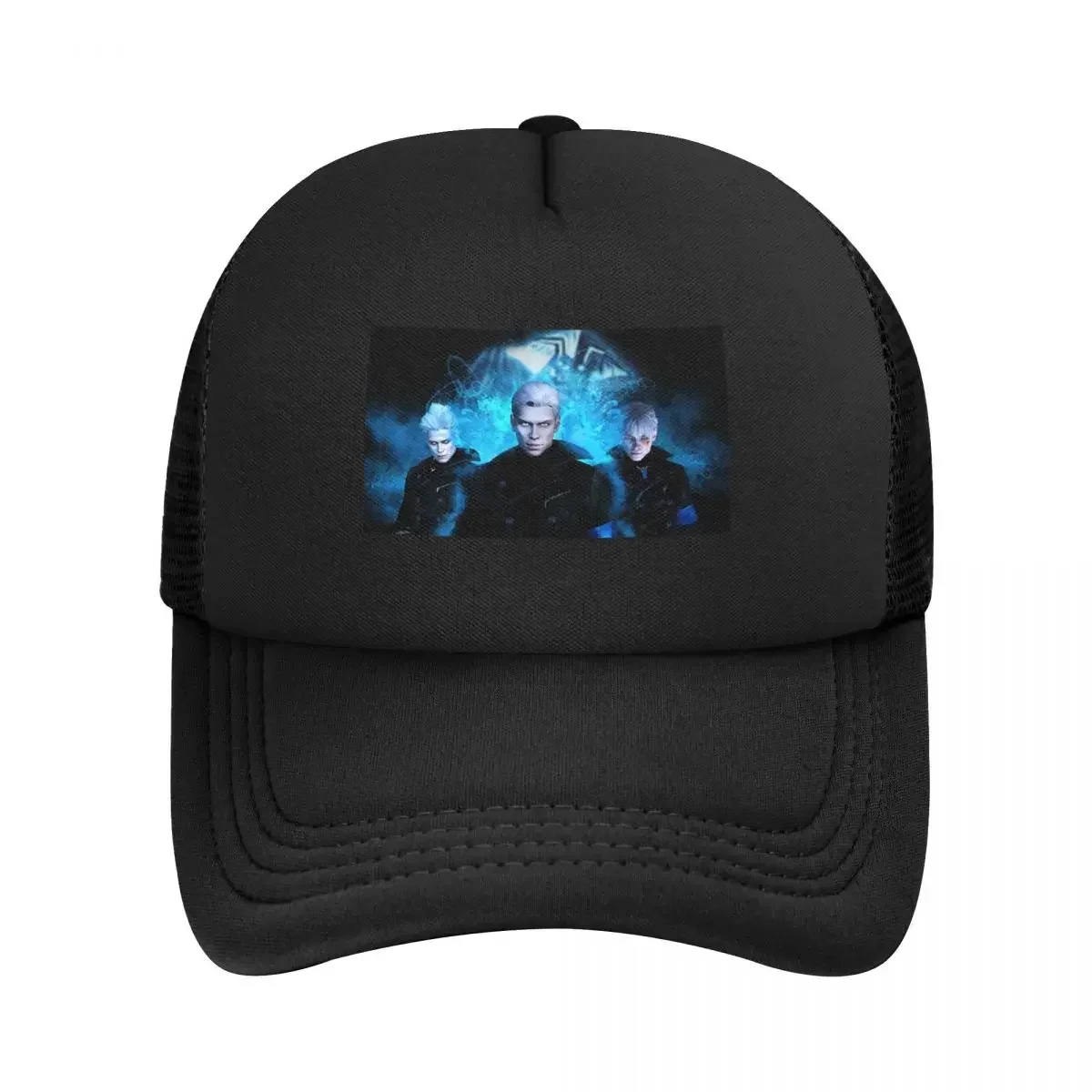 Vergil From The Devil May Cry Series Mesh Baseball Caps Snapback Baseball Hats Casual Casquette Outdoor For Men's And Women's