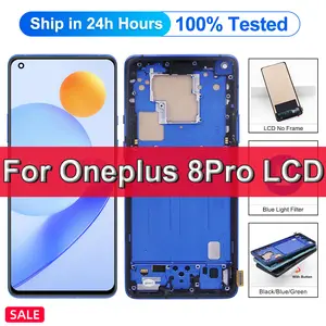Bilashmart TFT 8Pro Display Oneplus 8 pro IN2023 IN2020 IN2021 LCD Display Touch Screen Digitizer Assembly Oneplus 8 pro LCD Screen