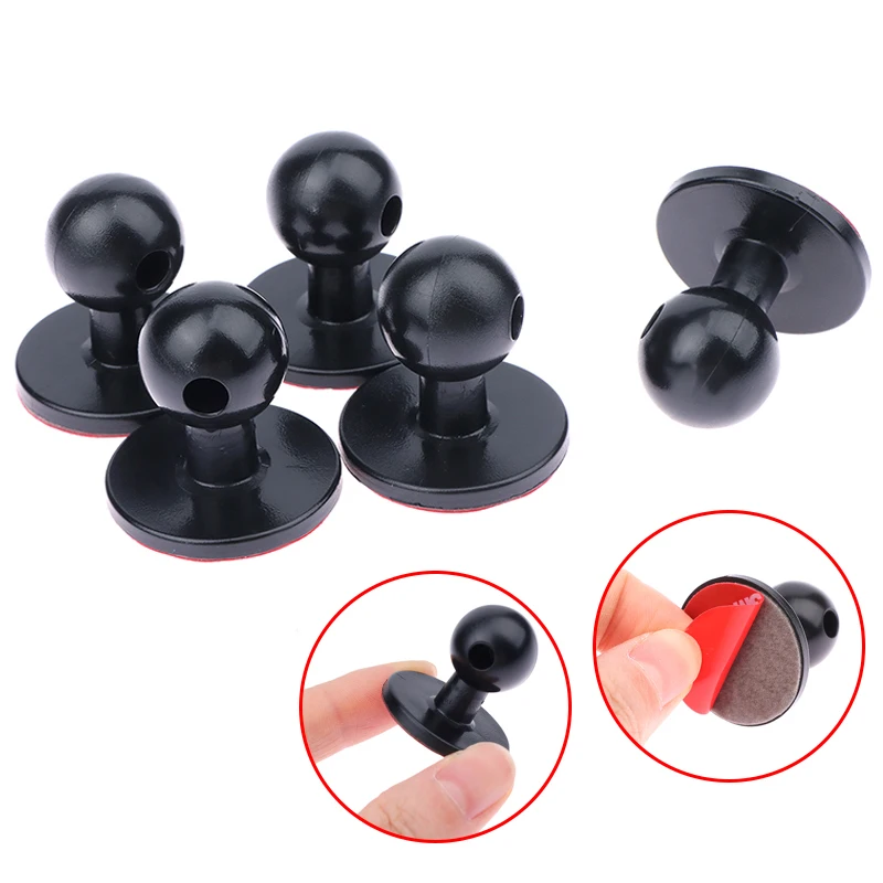 Mini cola base de suporte do telefone móvel para universal 17mm diâmetro da cabeça bola para navegação do carro gps celular titular acessórios