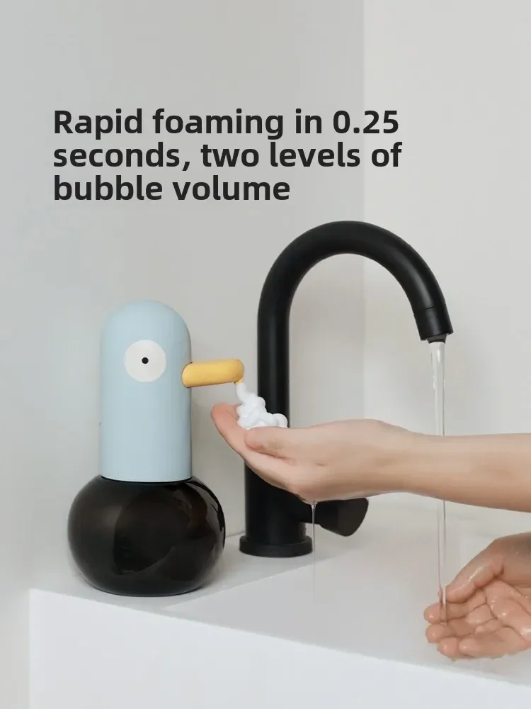 Automatic induction foam washing mobile phone cartoon children's hand sanitizer bubbles smart charging soap dispenser