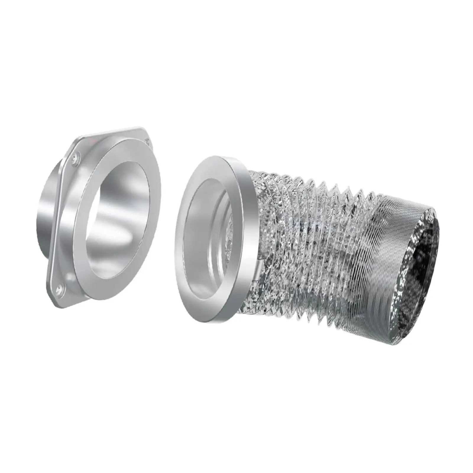

Dryer Vent Coupling Quick Connector Dryer Vent Connector Kit with Hose for Repairing