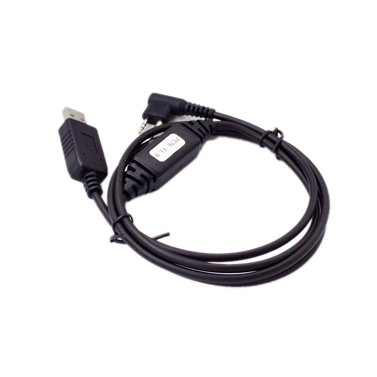 PC76 Programming Cable USB To 2 Pin Interface Suitable for HYT BD5 PD4 Series BD615 Analogue TC Radios PC Data Line Accessory