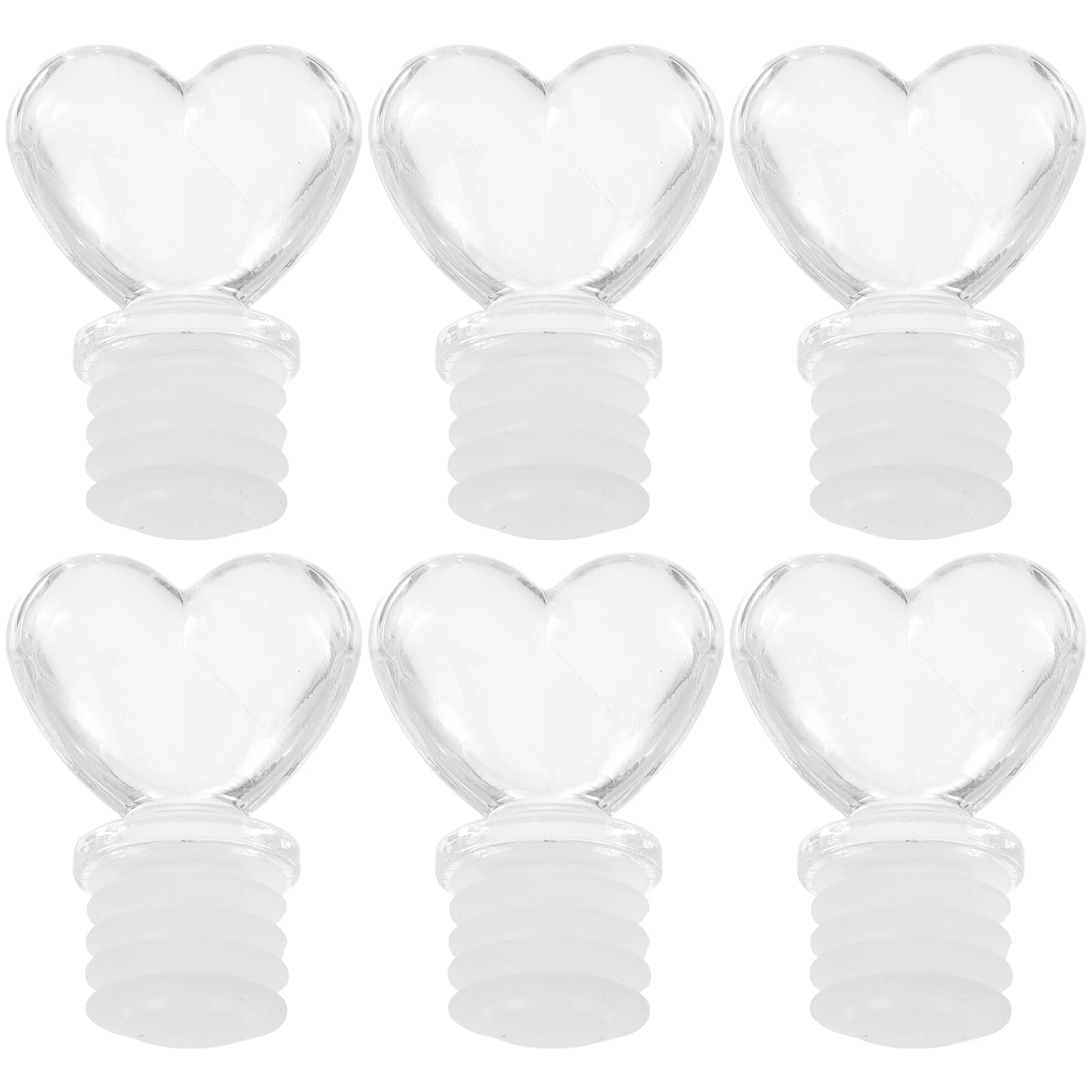 

6Pcs Vintage Glass Bottle Caps Exquisite Plastic Bottle Plugs Decorative Dispenser Caps for Perfume Oil Aroma Containers