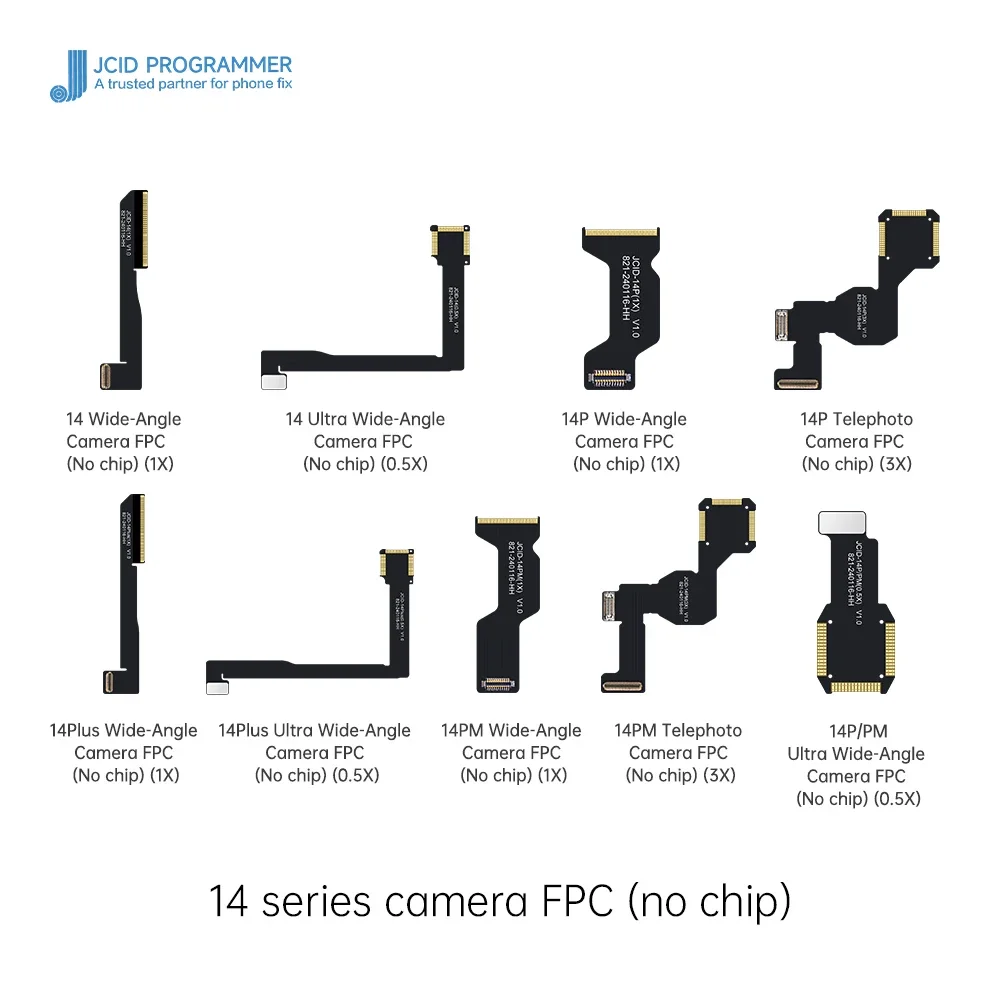 JC JCID AIXUN Back Camera Empty Flex Cable FPC For iPhone X 11 12 13 14 Pro MAX Phone Repair Replacement Rear Camera Swap Parts