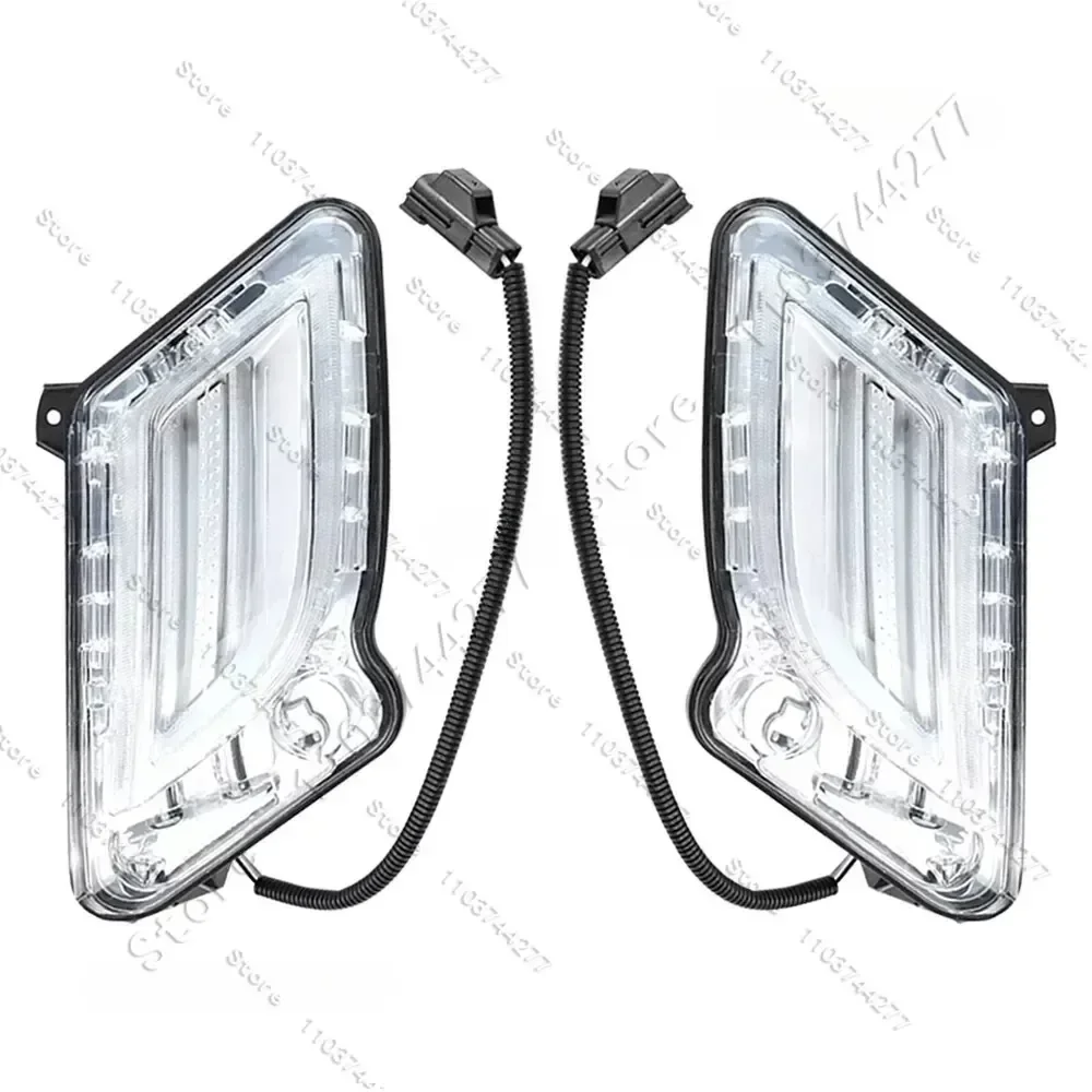 For 2011-2013 Volvo S60 Front LED Day Running Marker Indicator Light Turn Signal Lamp 31278557 31278558