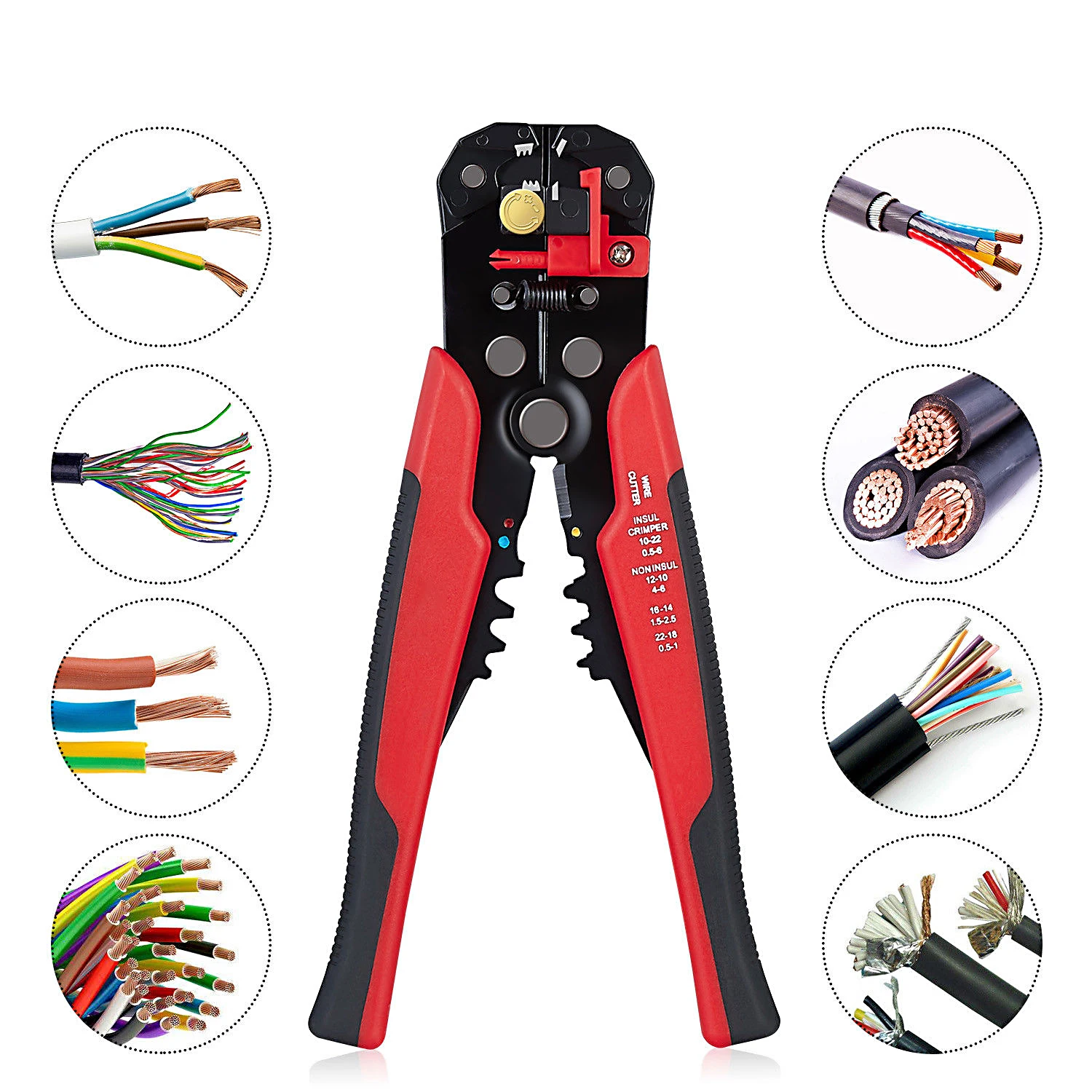 

Multifunctional Wire Stripper Automatic Electrician Decrustation Combination Crimping Plierselectricianmulti Tool