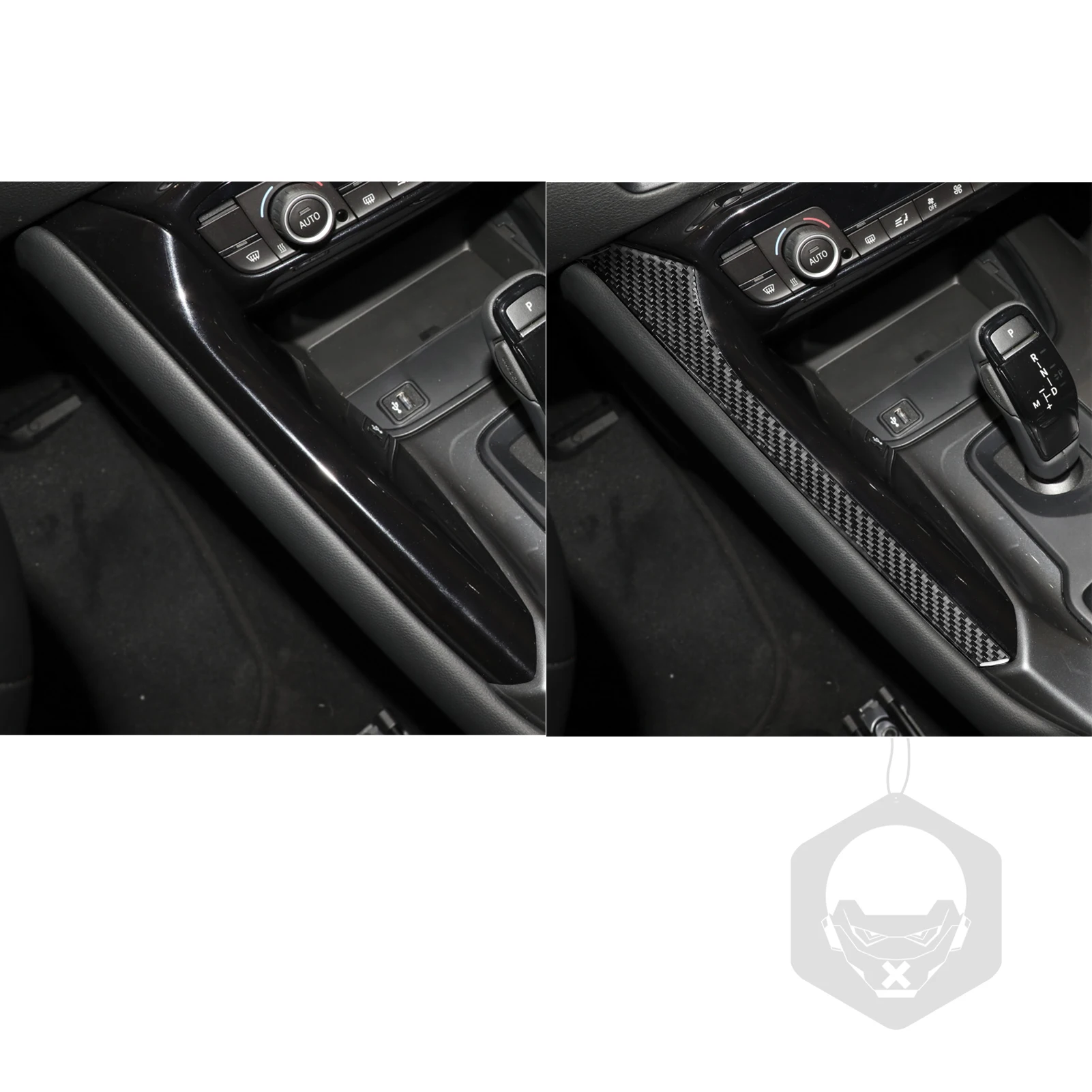 

For Supra GR A90 2019—2025 Car Accessories Console Gears Shifter Side Strip Panel Carbon Fiber Interior Trim Sticker