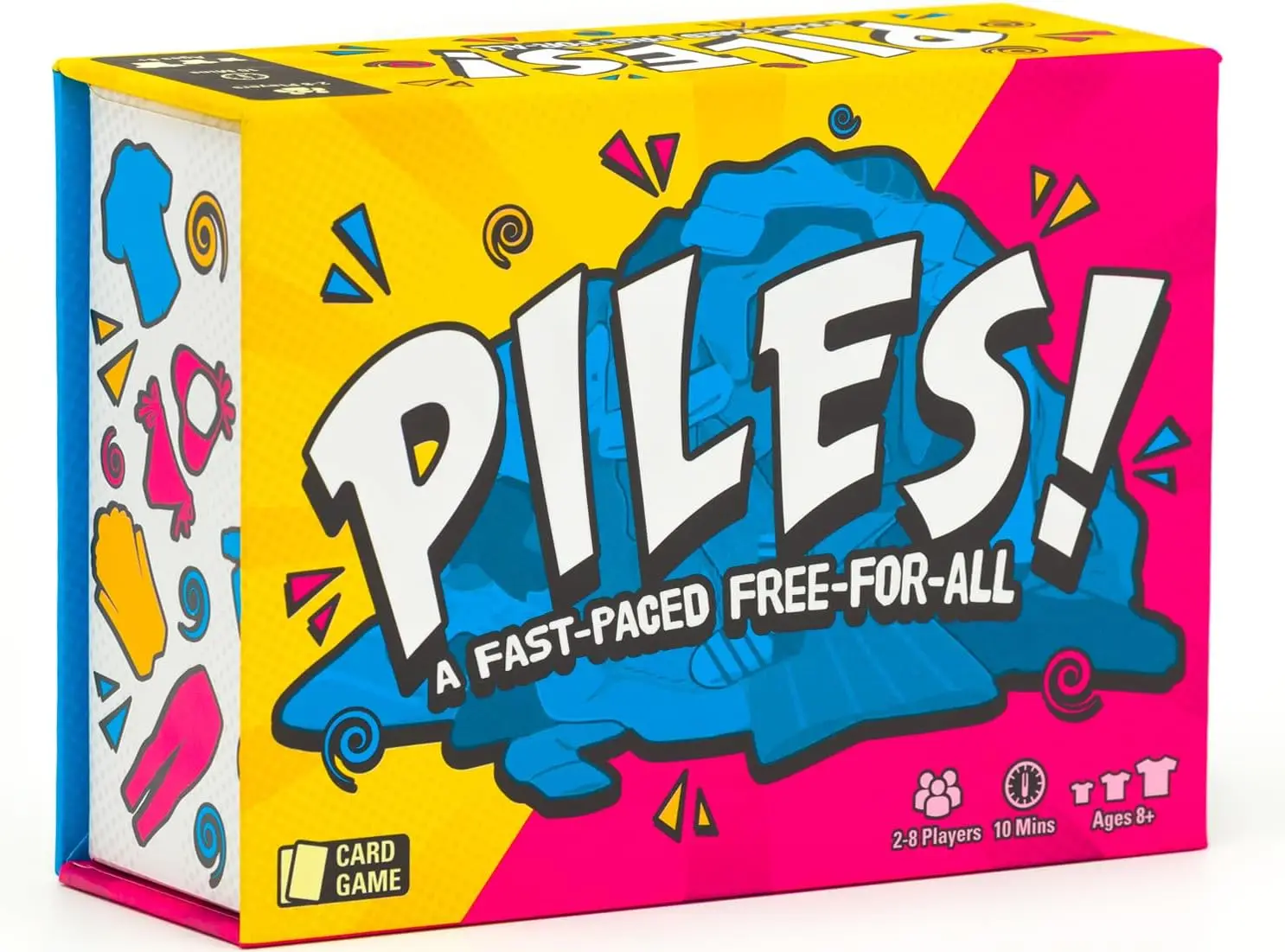 Piles - Card games - Family games - Suitable for children aged 8 and above - Adult games - Family game nights - Travel games - P