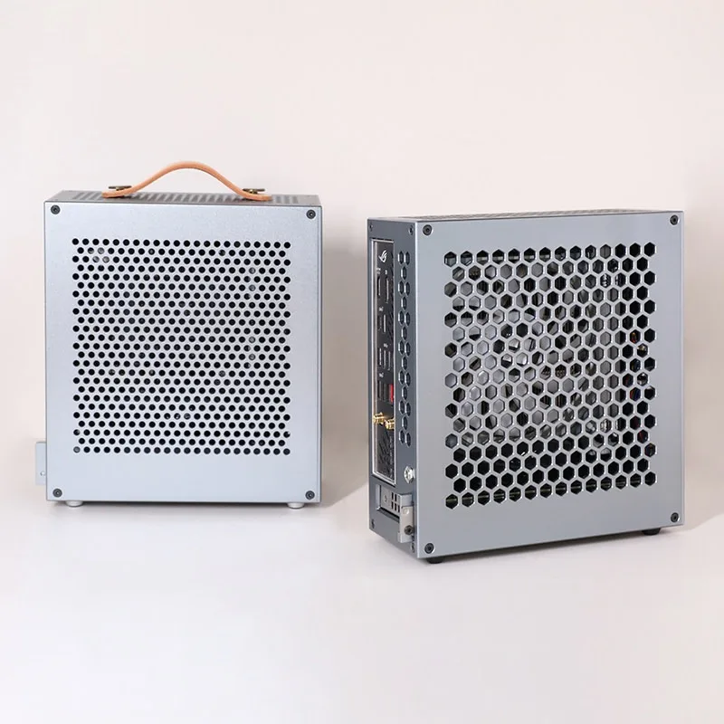 BUG-D1 -ATX Power Supply Half-height Knife Card Mini ITX Chassis, Soft Routing, Aluminum Alloy
