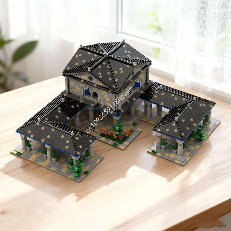 

4709 шт. MOC Age Empires Town Center, игровая модель в западном стиле, строительные блоки, идея «сделай сам», образовательный рождественский подарок, детская игрушка на день рождения