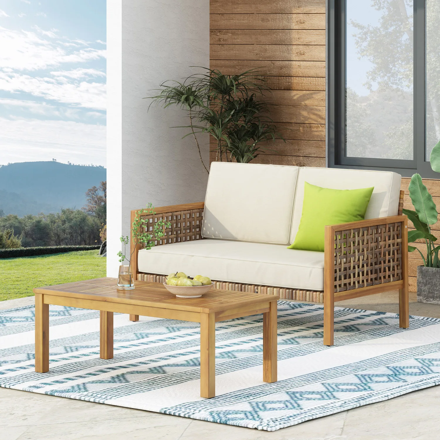 

BILTMORE LOVESEAT & COFFEE TABLE