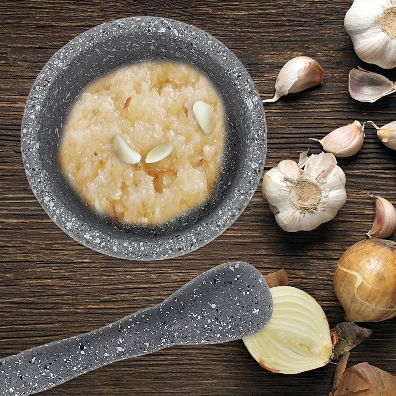 Kitchen Gadgets For Gifts - Garlic Grinder Kitchen Gadget Pestle Comfortable