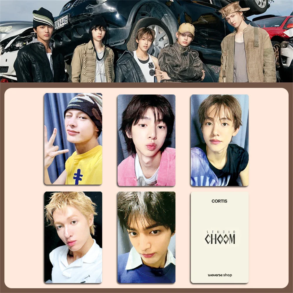 5개/세트 KPOP 코르티스 첫 번째 앨범 HD 포토카드 양면 로모 카드 성현 켄호 제임즈 주훈 마틴 엽서 팬 선물