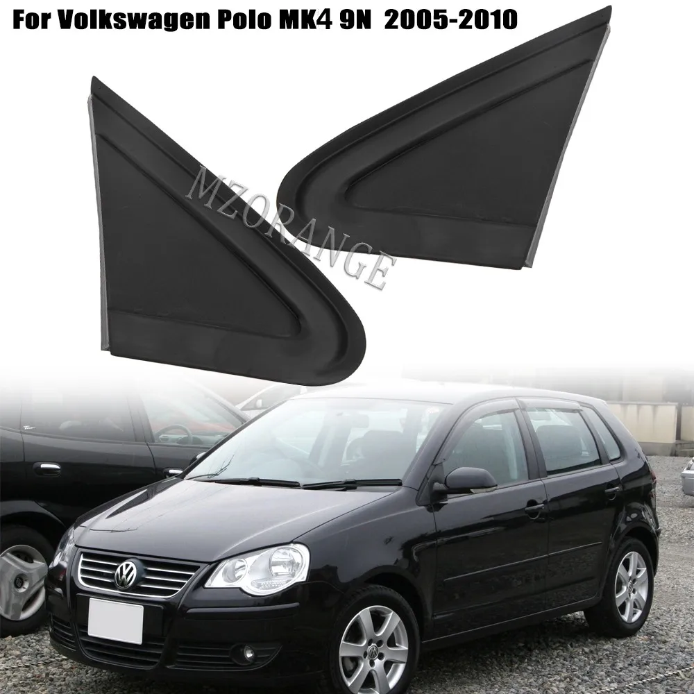 Side Rearview Mirror Cover for VW Polo 9N MK4 2005 2006 2007 2008 2009 2010 Hatchback Triangle Door Wing Mirror Cars Accessories