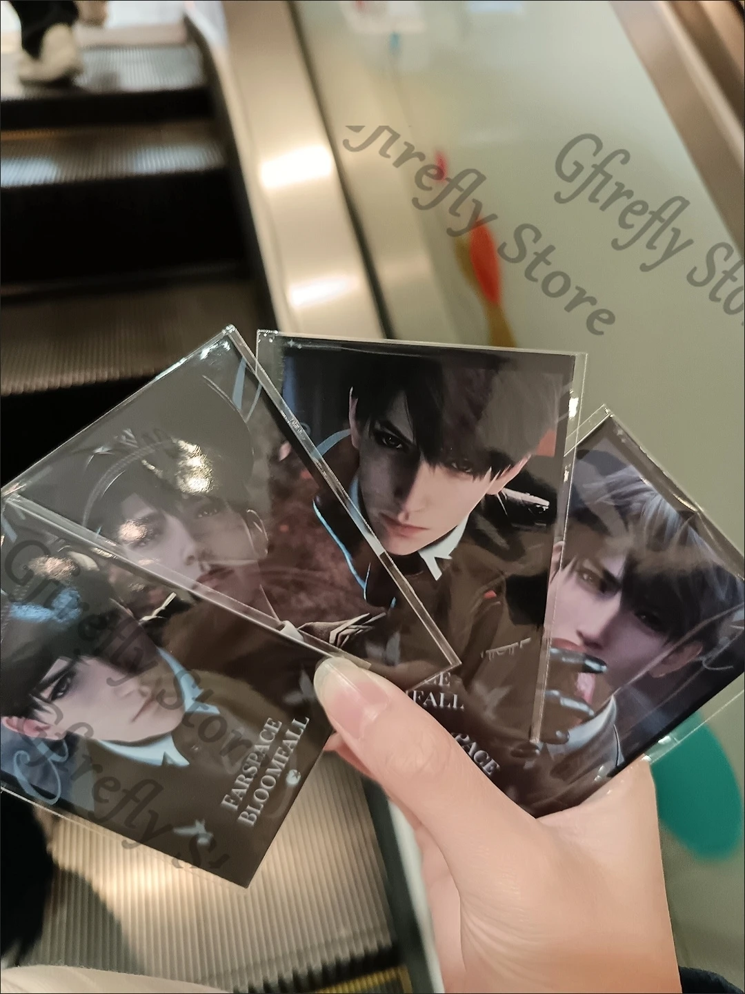 

Postcard Anime Bookmark Love and Deepspace Colleagues Collector's Edition Souvenir Ambitus Caleb Game Instant Camera Gift