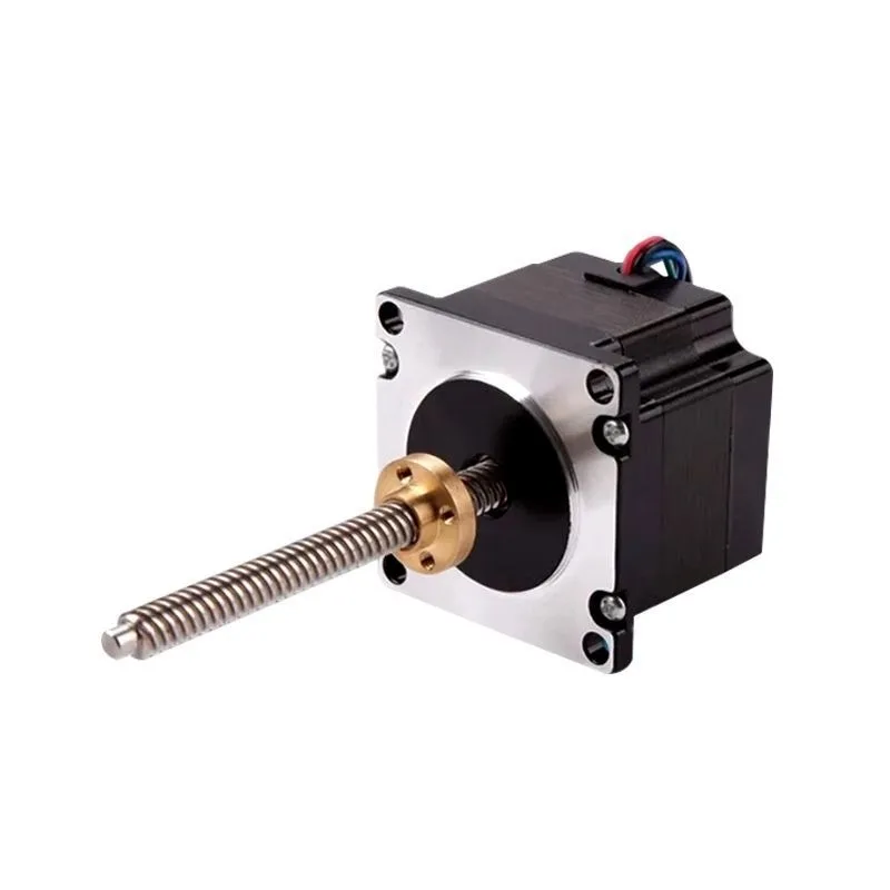57 Linear screw stepper motor Customized T8/T10 screw 1.8 ° stepper motor T-shaped with nut 3D printing