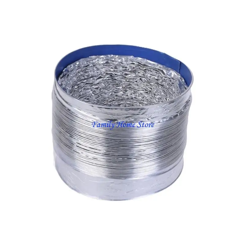 

P0UF 4.33inch Flexible Air Aluminum Ducting Retractable Dryer Vent Hose for Exhaust Fan & Blowers Exhaust Fan Hose 300cm/1.5m
