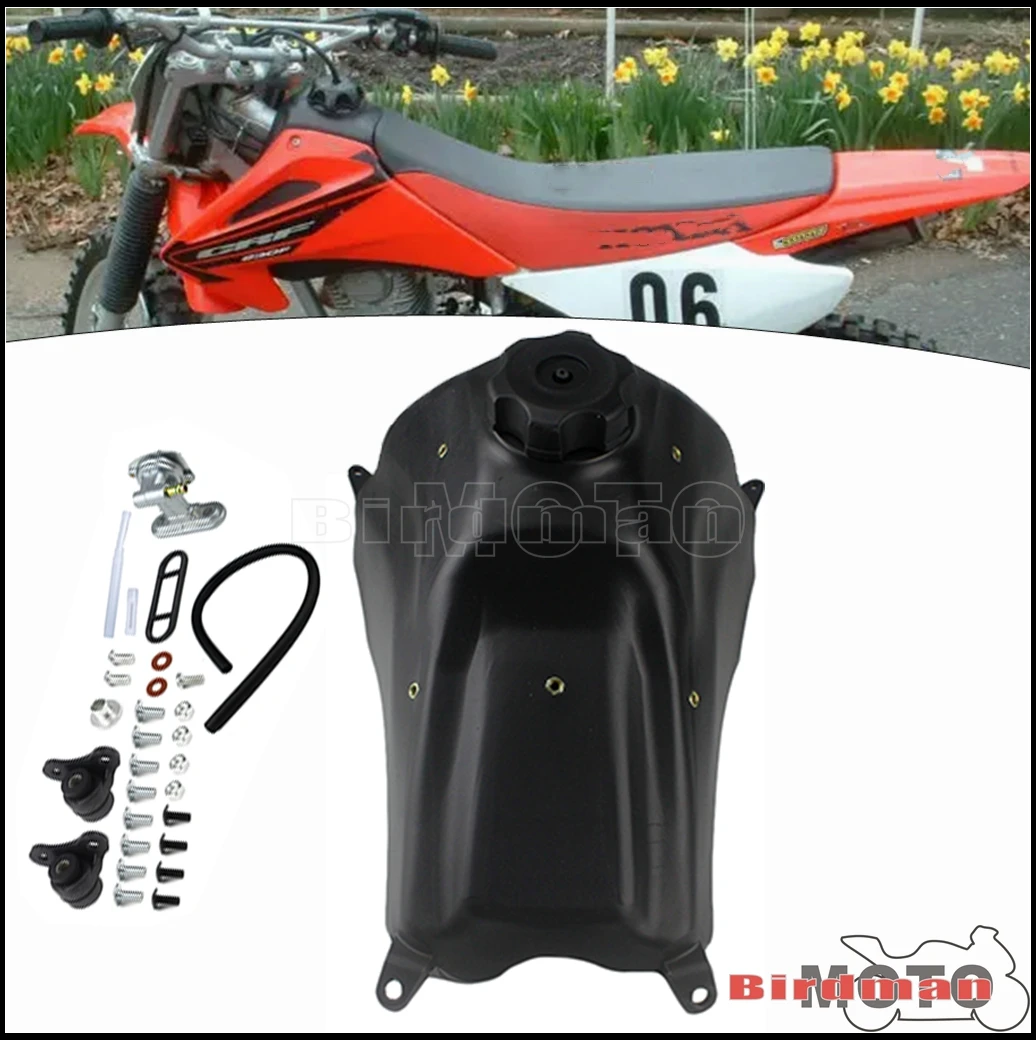 Para Honda CRF 230 F CRF230F Enduro tanque de combustible con tapa Pit Dirt Bike tanque de aceite de gasolina todoterreno Motocross tanques de motocicleta 2015-19