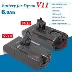 Battery for Dyson V11 Series Handheld Vacuum Cleaner Compatible with SV14 SV15 Battery 25.2V 6.0Ah Rechargeable Li-ion Batteries