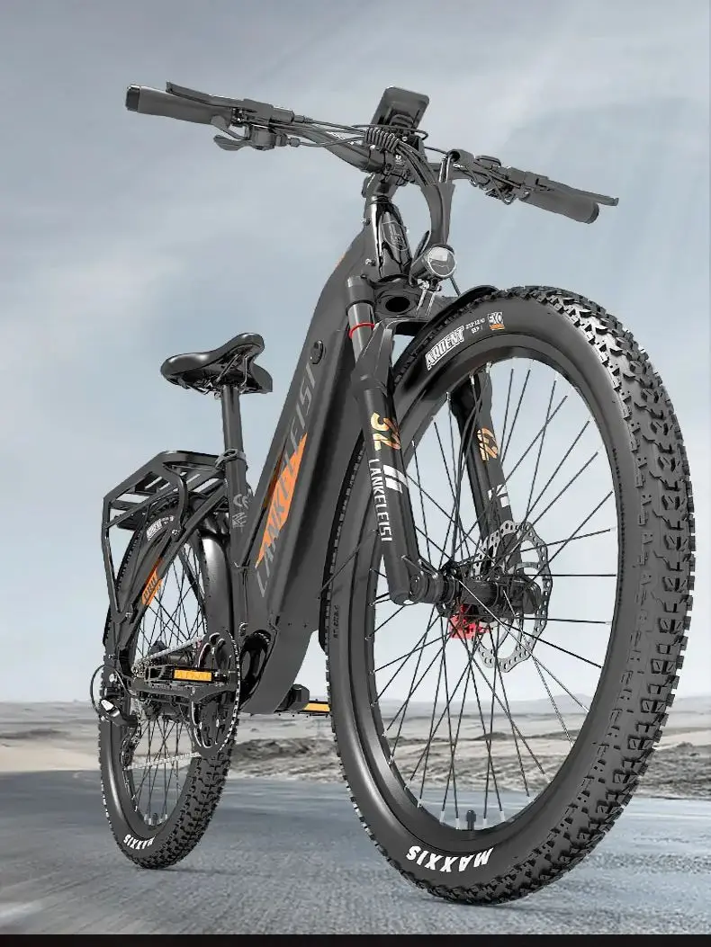 Elektrische fiets Lankeleisi MX600 Pro 48V20AH Batterij 500W Motor 40KM/H Snelheid Off-Road E-Bike EU Stock - afbeelding 2