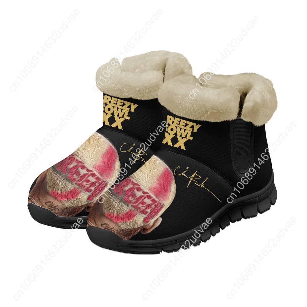 Chris Brown Snow Boots Mens Womens Teenager Shoes Keep Warm Boot High Quality Casual Lightweight Sports Customize Sneakers