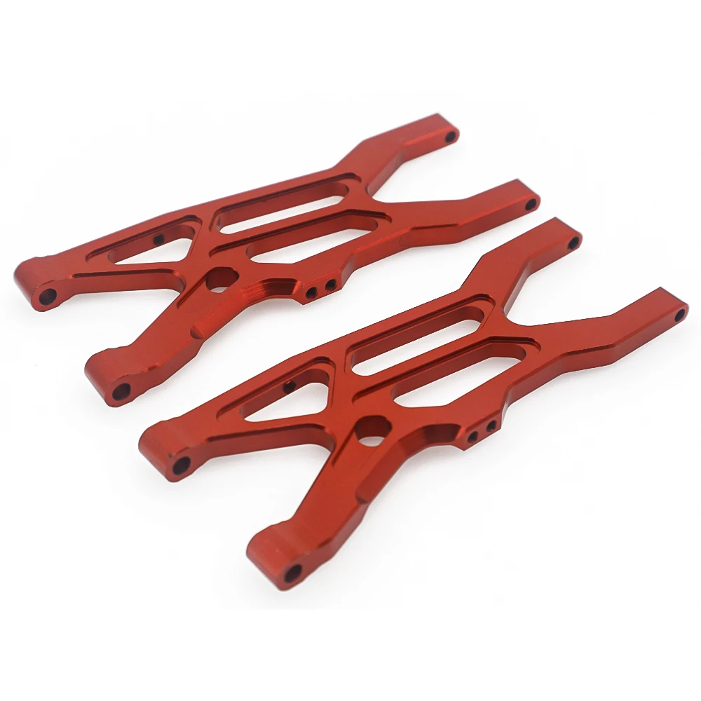 

RCAWD 2pcs Alloy Aluminum ARA102690 ARA102692 Front Lower Suspension Arm A-arms for 1-10 ARRMA 4s Outcast Kraton Upgrade Parts