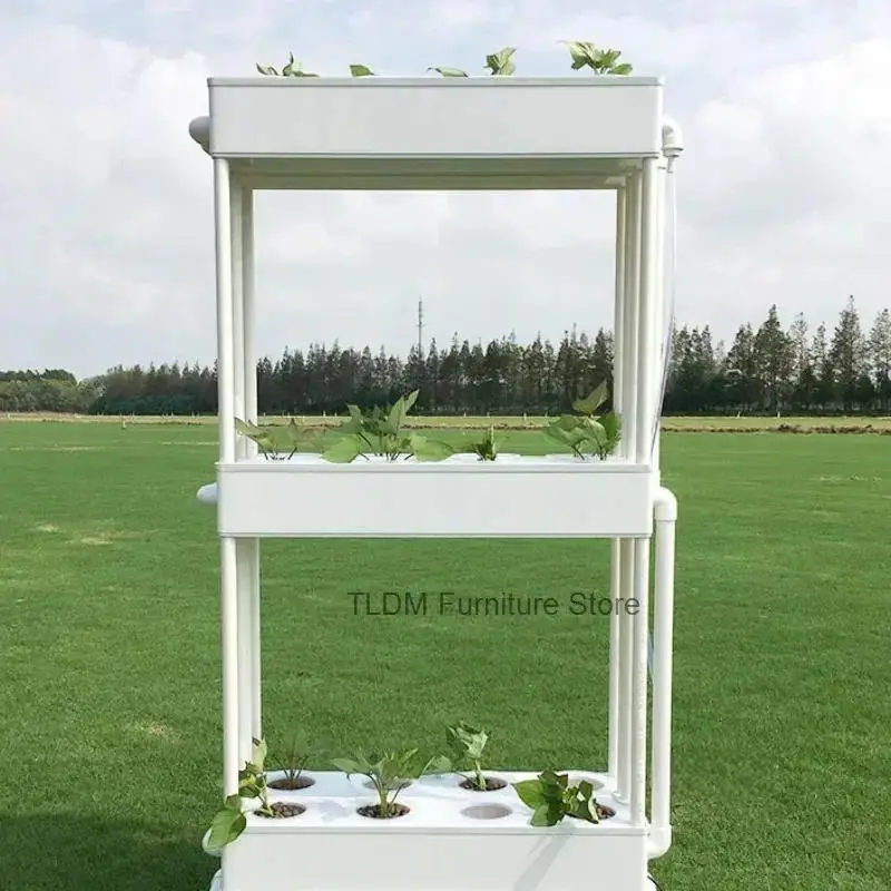 Balcony Hydroponic System Planter Soilless Cultivation Equipment Home Indoor Hydroponic Vegetable Planting Box Flower Pots w