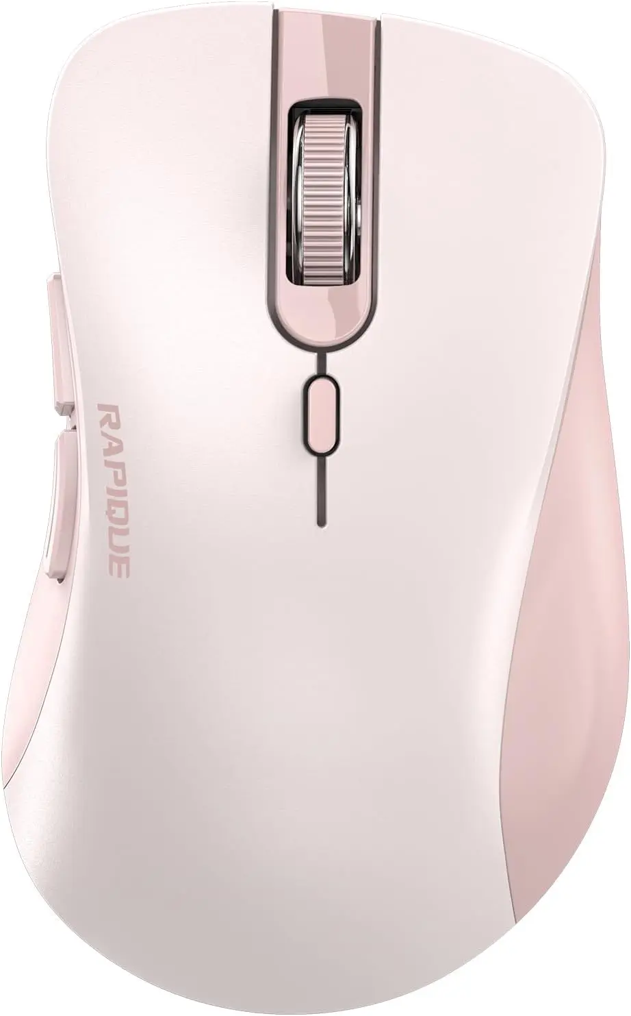 

Bluetooth Wireless Mouse, Dual Bluetooth & 2.4G USB, Ergonomic, Quiet Clicks, Low Power, Pink