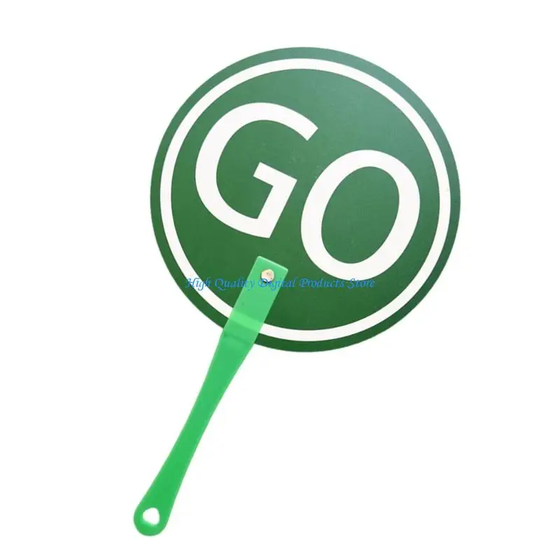 U2JE 휴대용 플라스틱 더블 사이드 GO/STAOP 부호가있는 교실 교실 교육 보조 조기 학습 참여를위한