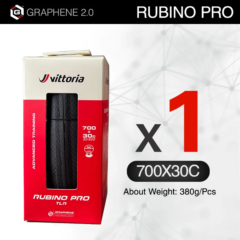 Vittoria Rubino Pro 700c Road Tire 25/28C Graphene 2.0