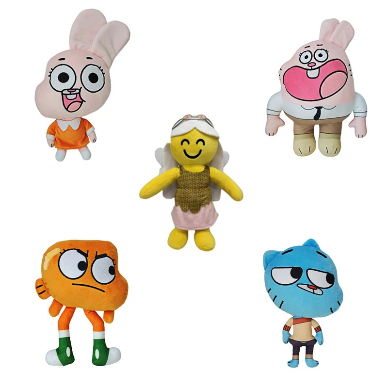 

Cartoon Amazing World of Gumball Darwin Anais Plush Doll Cute Cat Bunny Rabbit Fish Stuffed Toy Birthday Gift for Kids