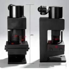 Split‑Type Hydraulic Angle Steel Chamfering Machine Easy‑Operate Round Edge Cutter for Metal Steel Profile Processing